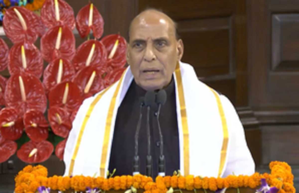 रक्षा उत्पादों के मूल्य में रिकॉर्ड वृद्धि को लेकर राजनाथ सिंह ने दी जानकारी, पीएम मोदी ने जताई खुशी रक्षा उत्पादों के मूल्य में रिकॉर्ड वृद्धि को लेकर राजनाथ सिंह ने दी जानकारी, पीएम मोदी ने जताई खुशी